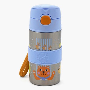 OOPS Porcupine Print Stainless Steel Water Bottle