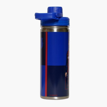 Barcelona Print Water Bottle with Lid - 600 ml