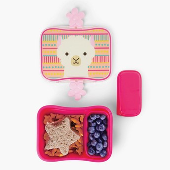 Skip Hop Llama Print Lunch Box with Clip Closures