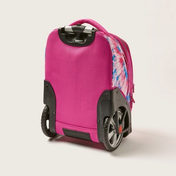 SHOUT Printed Trolley Bag with Retractable Handle - 18 inches