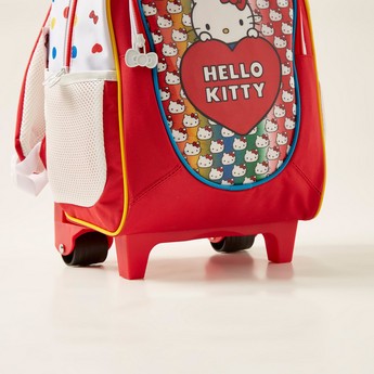 Hello Kitty Print Trolley Backpack - 16 inches