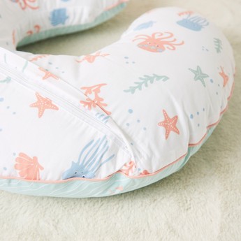 Juniors Under the Sea Print Feeding Pillow