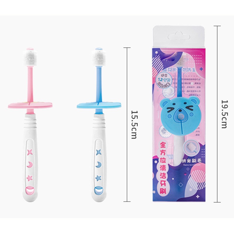 Children's Training Toothbrush Teeth Cleaner Soft Cartoon Toothbrush For Kids Oral Care Teeth Cleaning Tool 1-6 Years