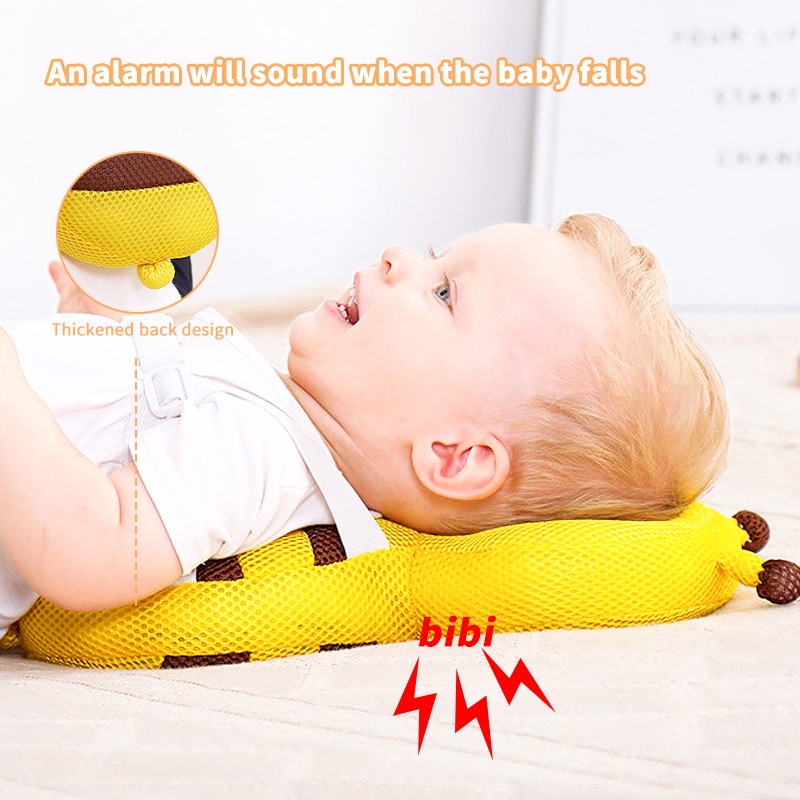 Baby Infant Head Protector Safety Pad Back Cushion Prevent Wounded Cartoon Security Pillows Breathable Anti-drop Pillow 1-3T