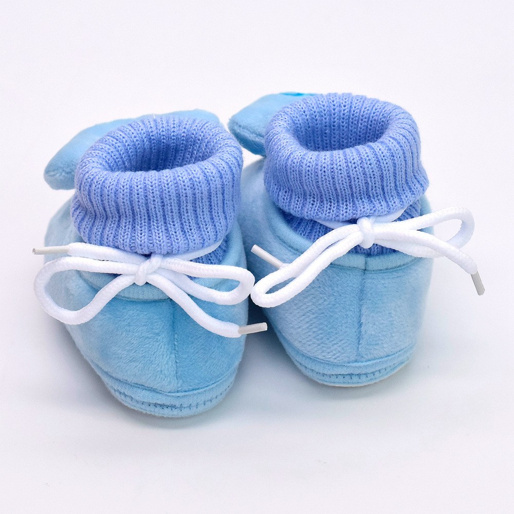 2022 New Winter Baby Shoes Infant Cotton Shoes Warm Shoes Plush Thick Medium High Tube Sock Baby Toddler Shoes Soft Shoes