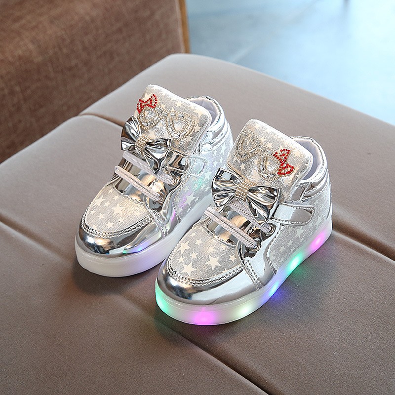 Light Up Shoes 2020 Glowing Sneakers For Girls Basket Led Children Lighting Luminous Shoes Sneakers Basket enfant led