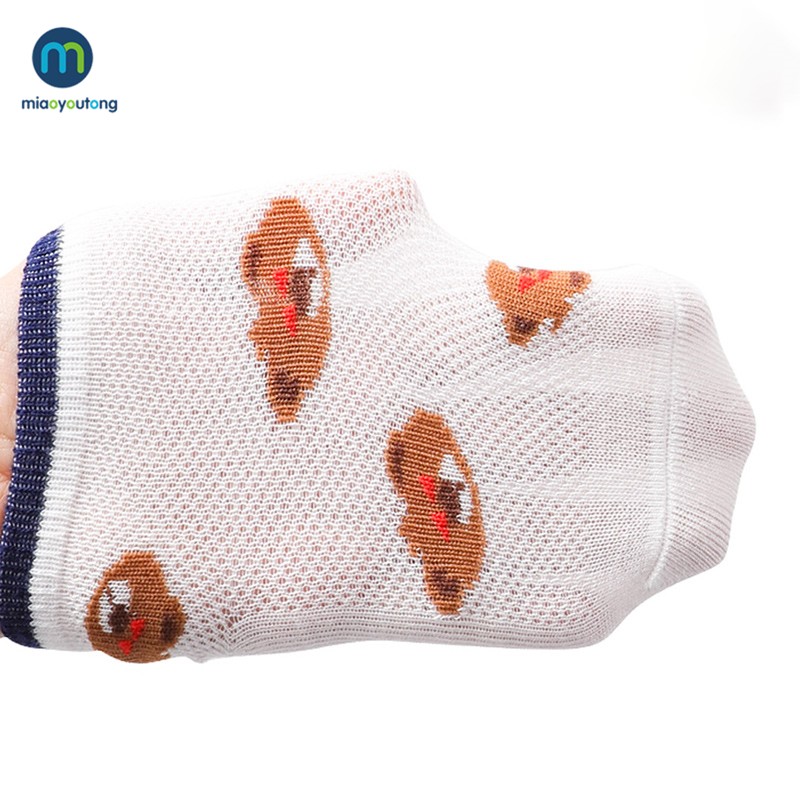 5pairs/lot Newborn Short Baby Boy Socks Spring Summer Thin Mesh Baby Socks for Girls Cotton Socks for Children Kids Miaoyoutong