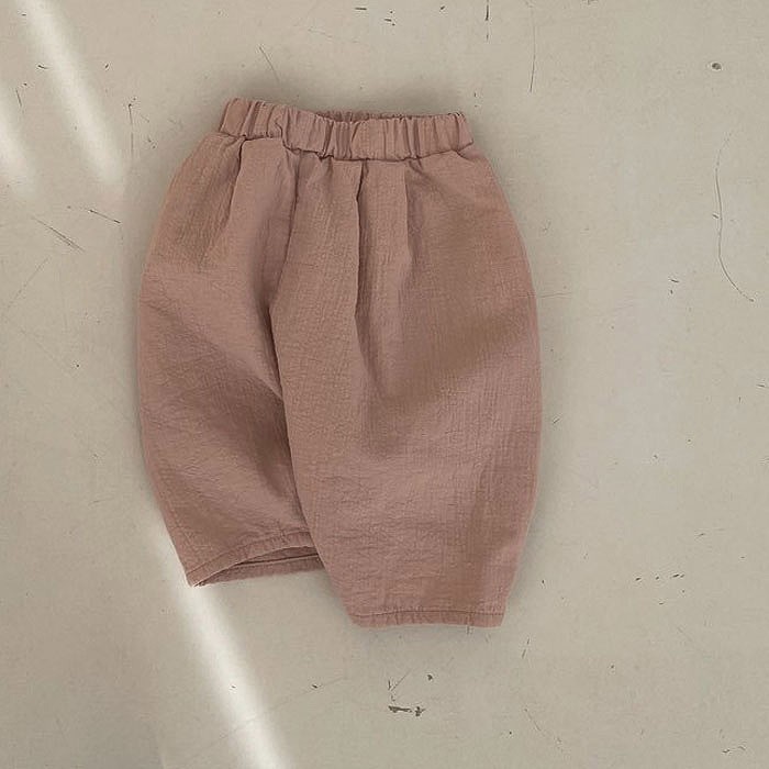 2022 Summer New Baby Loose Casual Cropped Pants Comfortable Mosquito Pants Children Trousers Infant Boys Pants Baby Girl Pants