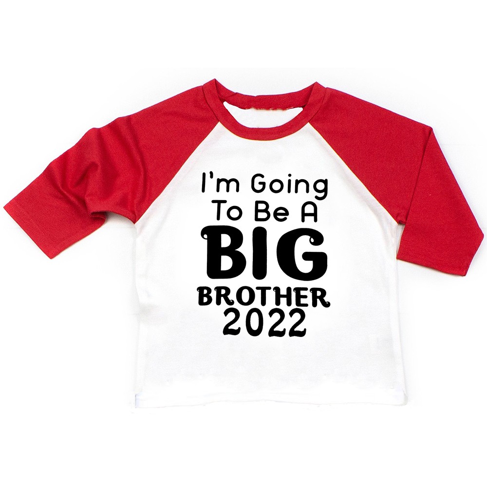 I'm Going To Be A Big Brother/Sister 2022 Kids Boys Girls Long Sleeve Tops Brothers Siters Family Looking T-shirts Drop Ship