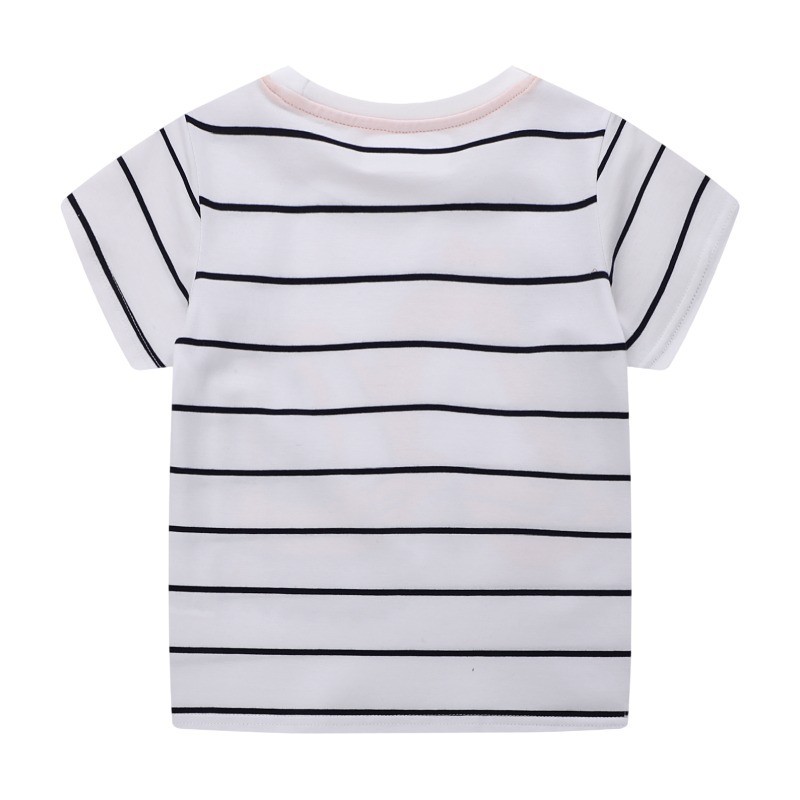 Seieroad Baby Girls 2-7 Years Animation Short Sleeve Cotton T-Shirt For Boys T Shirt Tops