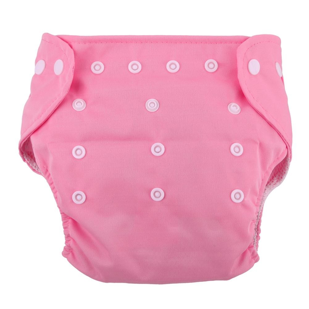 1pc Adjustable Reusable Baby Kids Boys Girls Washable Cloth Diaper Set Reusable Baby Nappies Solid Diaper