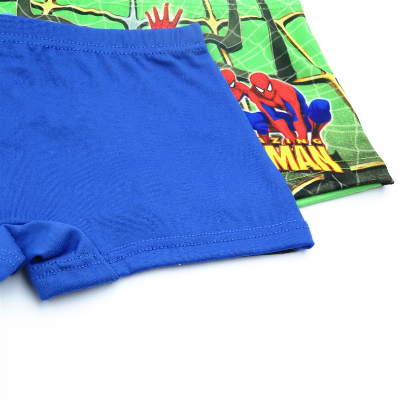 10pcs/lot Boys Boxer Briefs Kids Underwear Baby Boy Pants Cartoon Super Hero Print Soft Children Panties 2-9 Years 2021