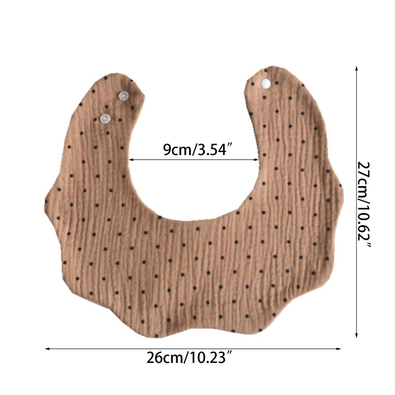 360 Degree Rotation Baby Burp Cloth Flower Shape Feeding Bib Bandana Scarf 5 Layers Pure Cotton Absorbent Saliva Towel