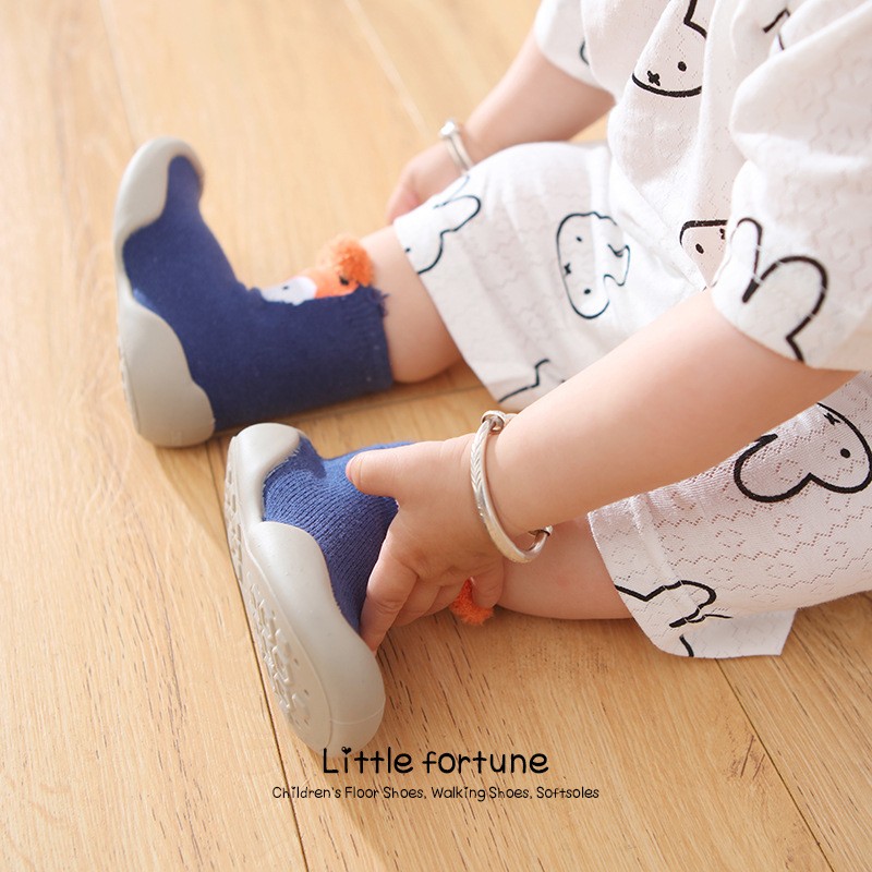 Baby Boy Girl Shoes Autumn Winter Spring Infant Nonslip Sock Baby Soft Rubber Sole Sock Toddler Shoes Anti-slip Floor Socks Shoes