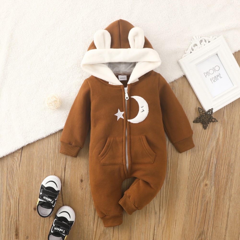 Bobora Baby Clothes Long Sleeve Newborn Baby Clothes Spring Baby Boys Girls Hooded Clothes Size 0-18M