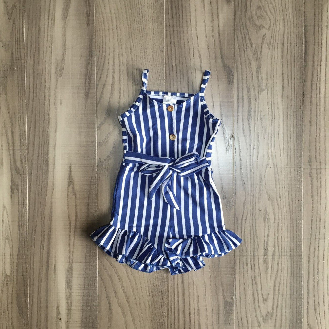 Baby Girls Summer Clothes Girls Stripe Romper Girls Pink Romper With Belt