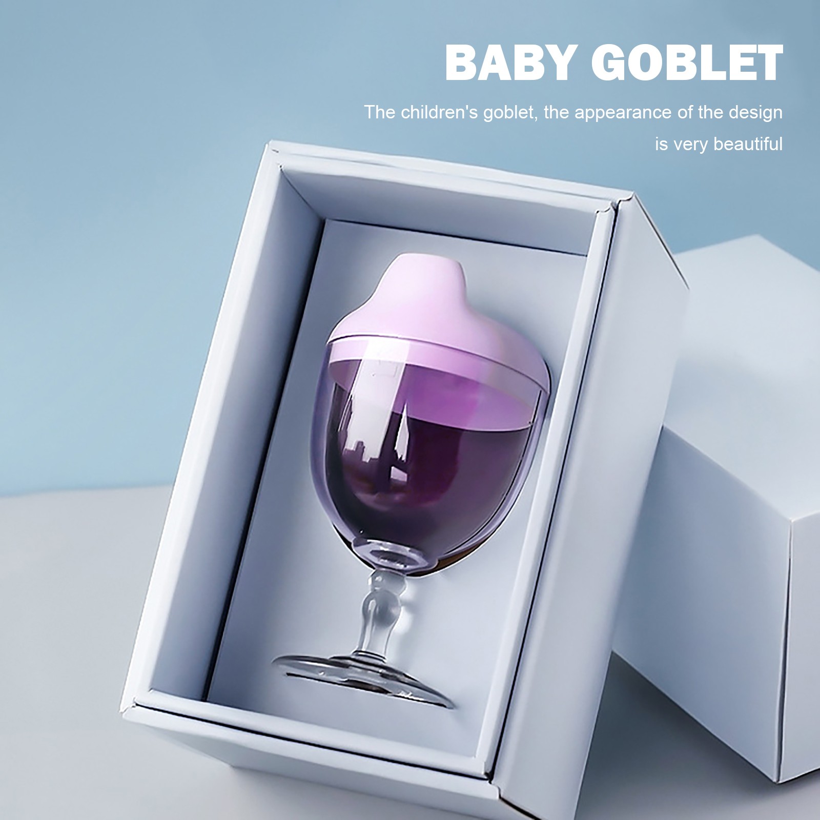 Baby Goblet No Leak Baby Sippy Cup Wine Glass Infant Toddlers Feeding Cup Children Kids Learn Feeding Drinking Bottle