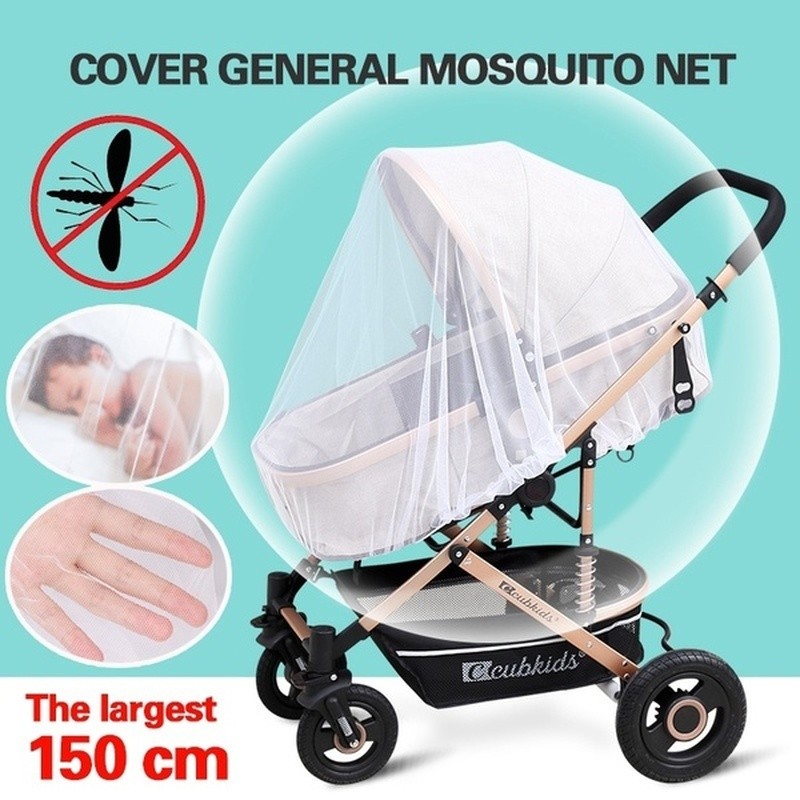 Mesh On Stroller Infant Baby Stroller Accessories Mosquito Net Protection Kids Pushchair Fly Midge Insect Bug Cover