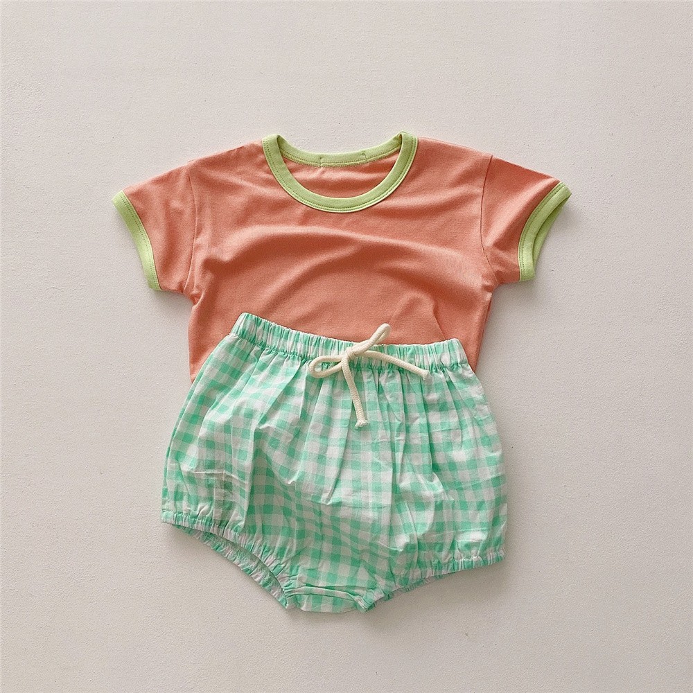 Summer Infant Baby Clothes for Boy Kids Tops T-shirt + Shorts Cotton Baby Girl Boys Costume for Baby Casual Outfits 0-3 Years