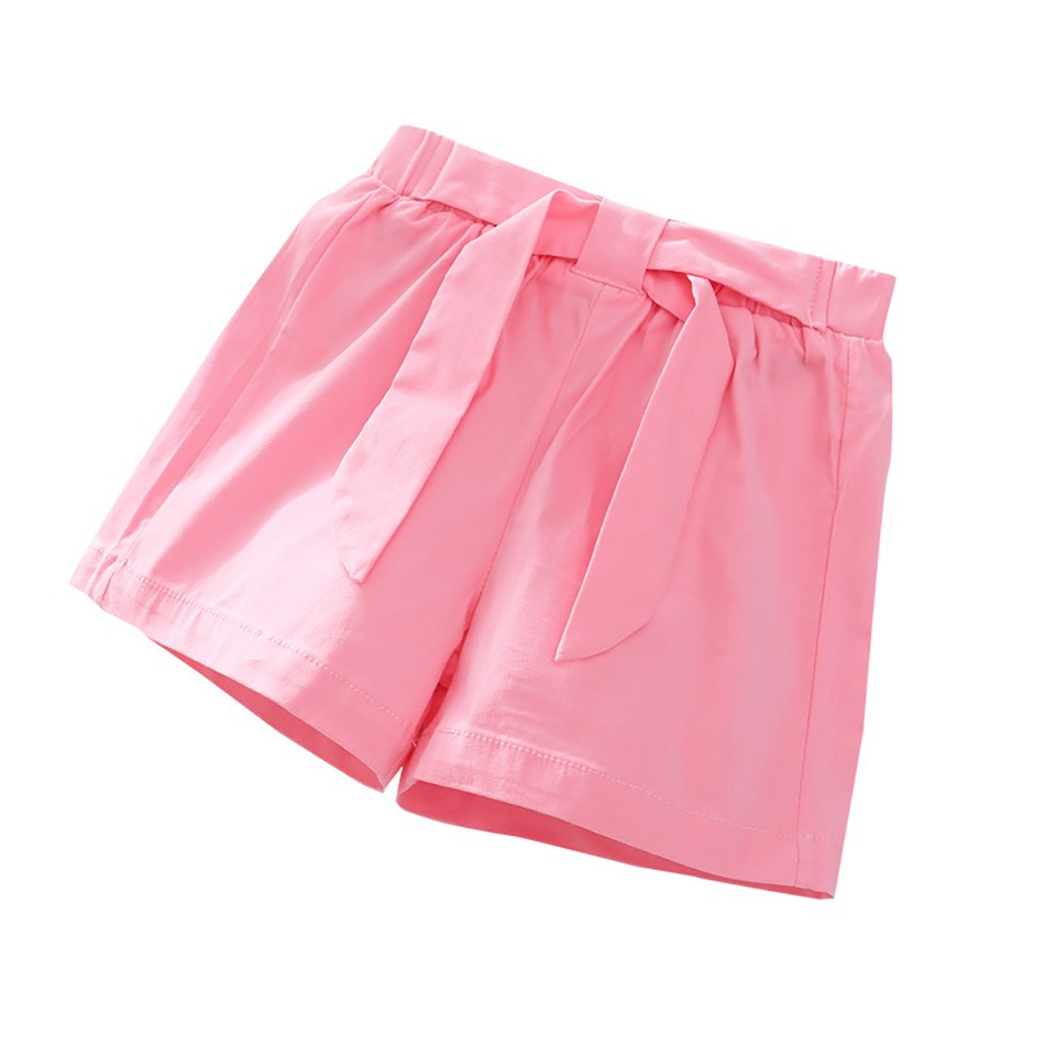 Summer Kids Girls Solid Color Pants Fashion Cute Pants Children Pants Girls Pants Teenage Costume For 2-12 Years