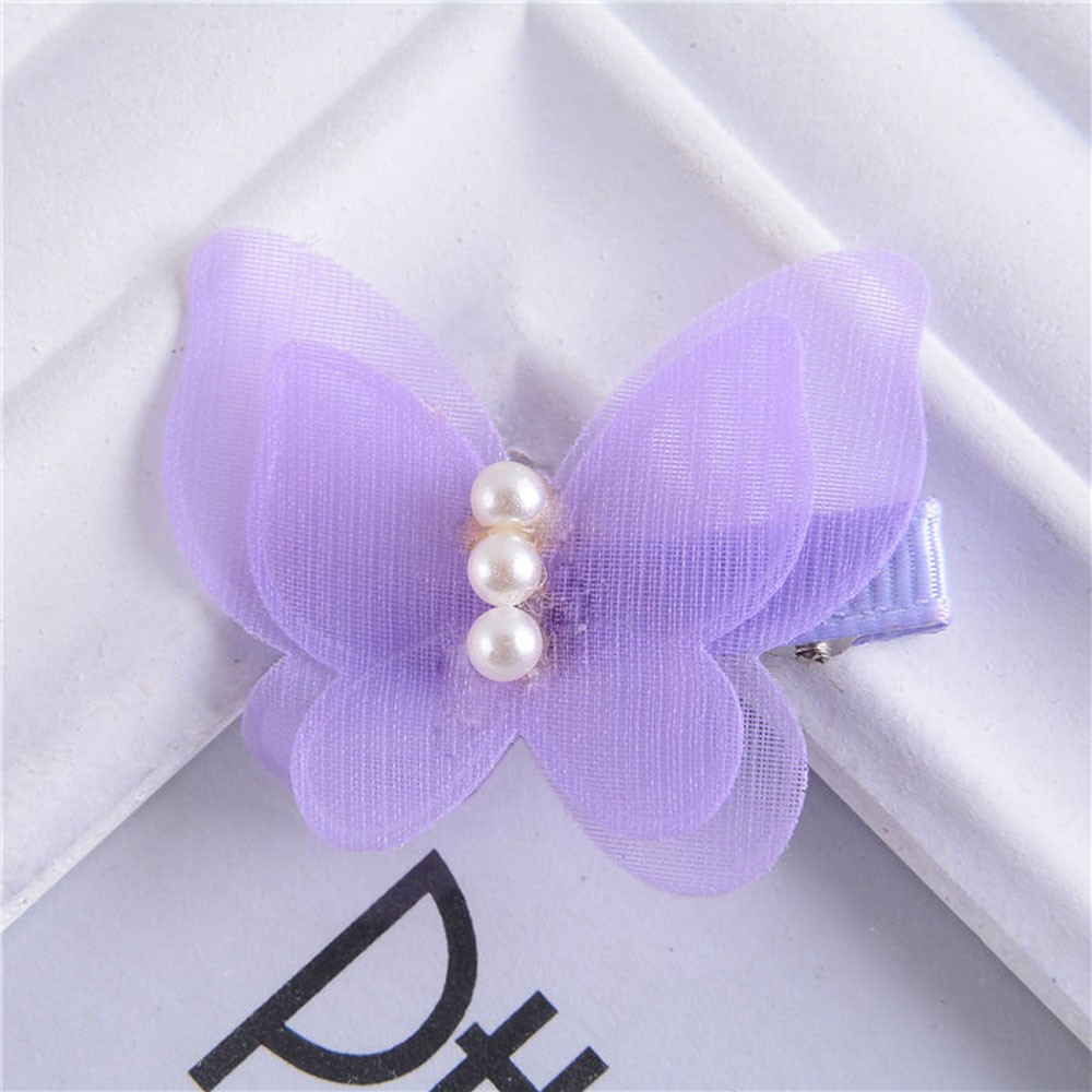 Cute Butterfly Hair Clips Baby Barrettes Girls Cartoon Hairpins Fashion Bow Butterfly Headwear Hair Accessories Decorations