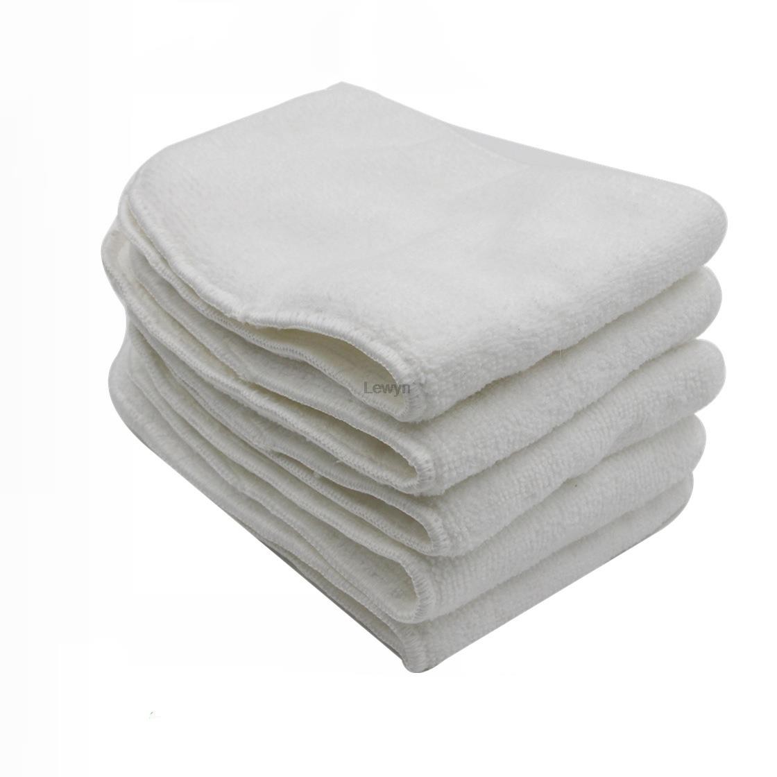 10pcs Nappy Insert 3 Layers Microfiber Diaper Insert 35x13.5cm Use Together With Pocket Cloth Diaper Washable Urine Pad