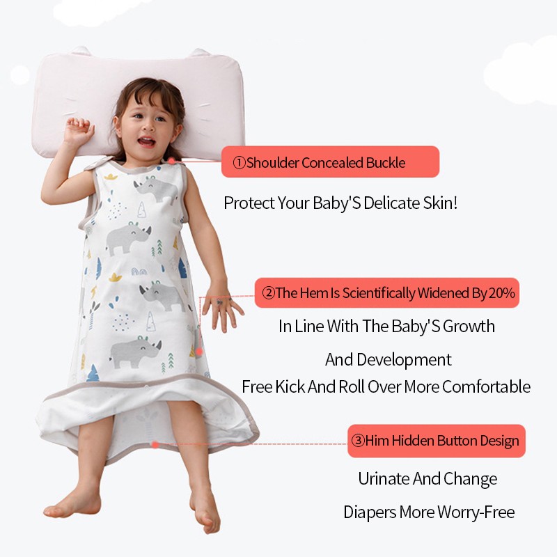 Summer thin baby sleeping bag pajamas baby wearable blanket bedding newborn sleeping bag envelope short sleeve baby jacket