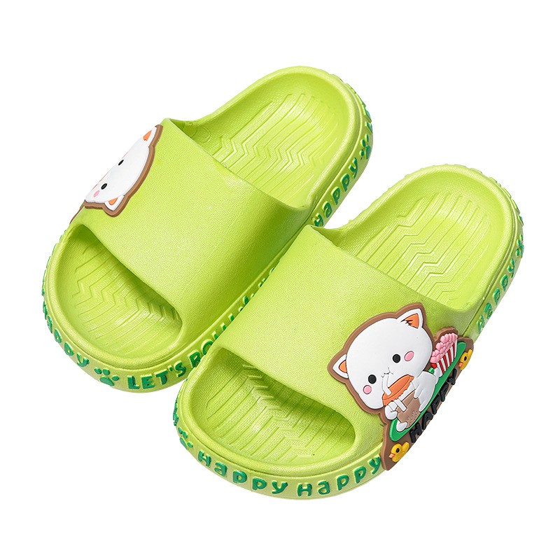 Children's slippers summer cartoon cute anti-skid soft bottom small children's room bath boys and girls home baby cold slippers