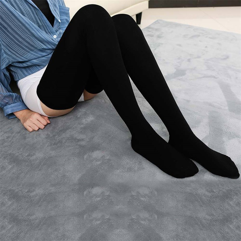 New Socks Women Cotton Thigh High Over the Knee Socks for Ladies Girls Warm 80cm Super Long Stocking Sexy Medias