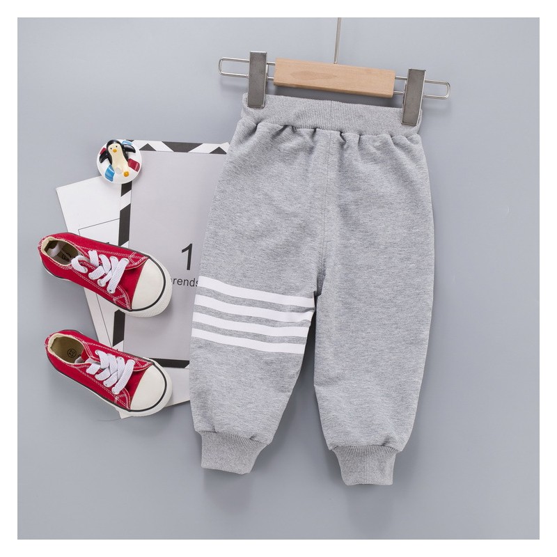 OASHTH Boys and Girls Spring and Autumn Casual Trousers Baby Loose Sports Pants Children's Clothing