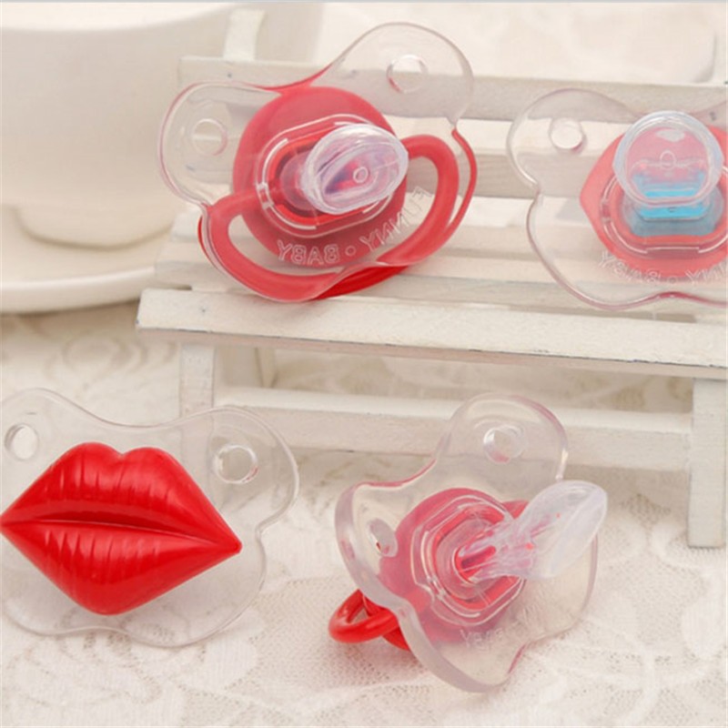 Silicone Funny Nipple Dummy Baby Soother Joke Prank Toddler Pacy Orthodontic Nipples Teether Baby Pacifier Care