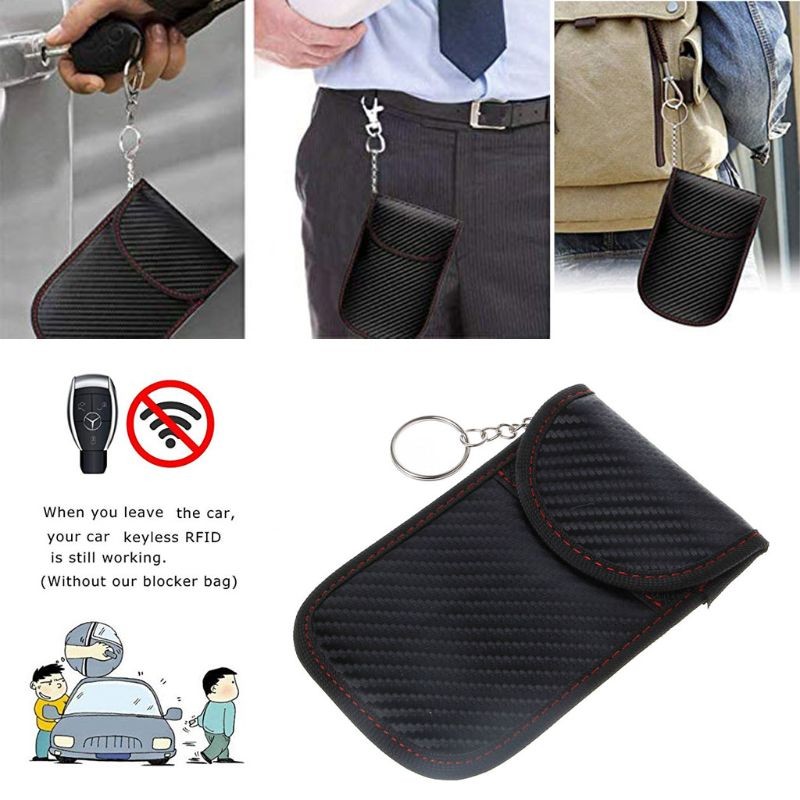 Faraday RFID Anti-theft Bag, Car Security Box With Block Signal Bag