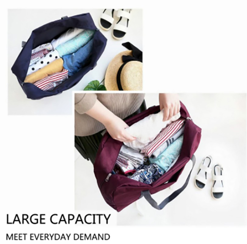 2021 new nylon foldable travel bags unisex large capacity luggage women bags waterproof men free shipping