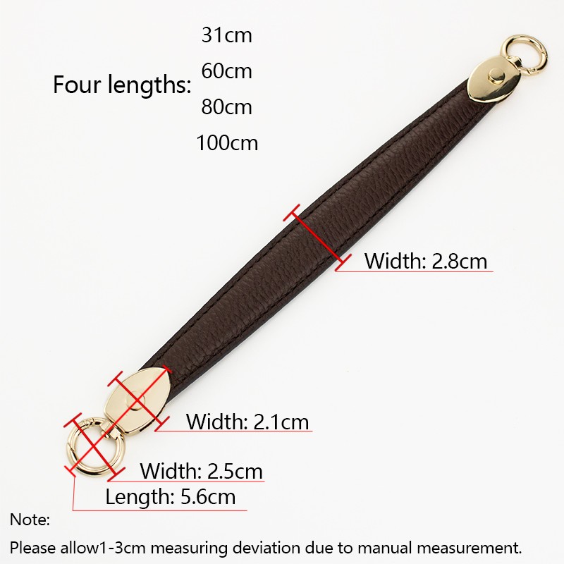 BAMADER Handbag Accessories Bag Strap Suitable for Underarm Shoulder Messenger Bag Handle Wrist Strap Luxury Design Bag Straps