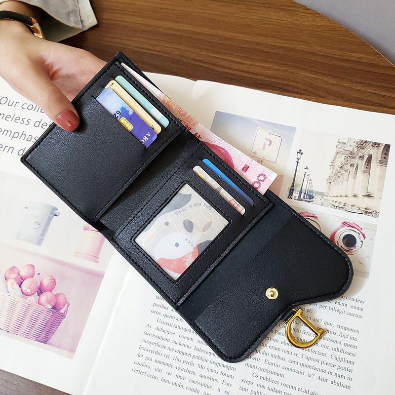 2021 new designer famous brand D style ladies wallet leather card bag all-match temperament women handbag