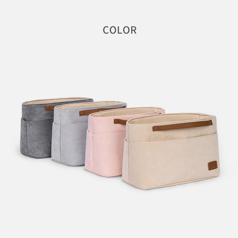 Suede Make Up Organizer Insert Bag For Women Luxury Handbag Travel Inner Purse Portable Cosmetic Bags To Lock Gu M cci