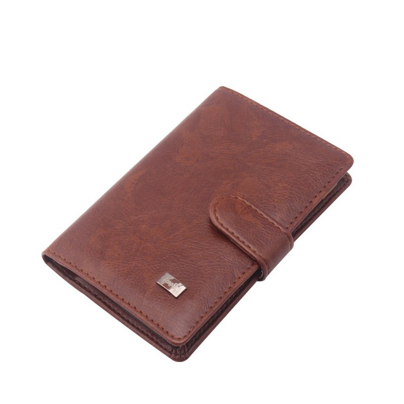 Men Passport Cover Organizer Russian Driver's License Documents Case PU Leather Credit Card Holder Porte Carte Bancaire Card Pouch