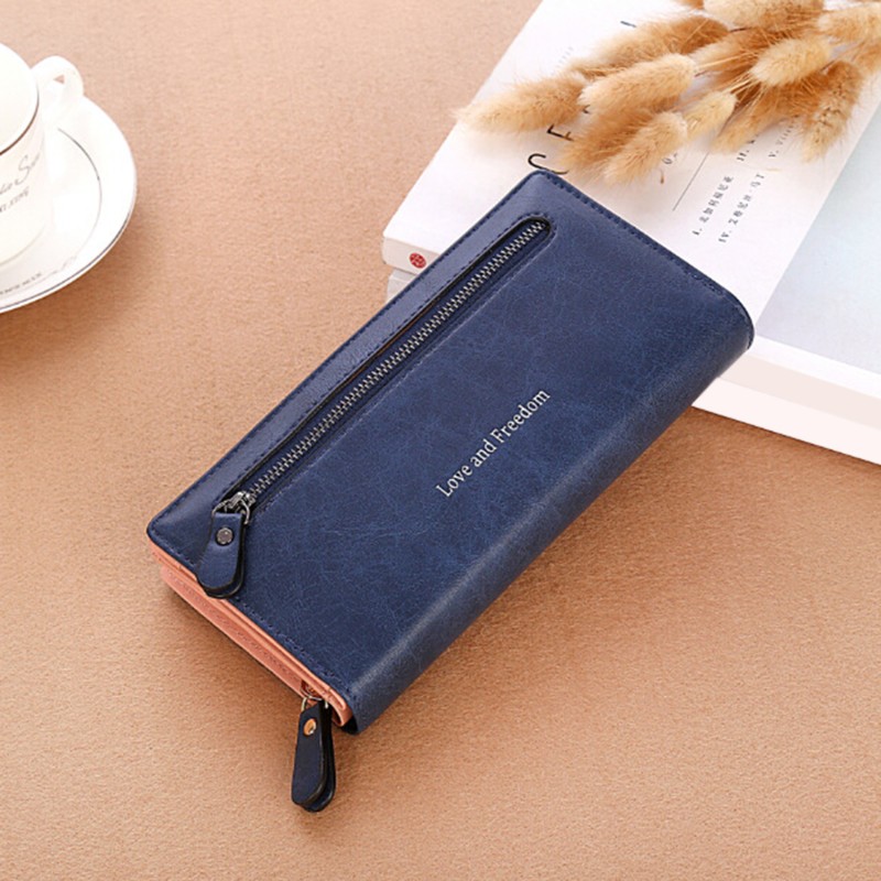 Fashion Women Wallets Card Holder Fashion Lady Purses Money Bags Coin Purse Woman Clutch Long Zipper Purse Burse Bags