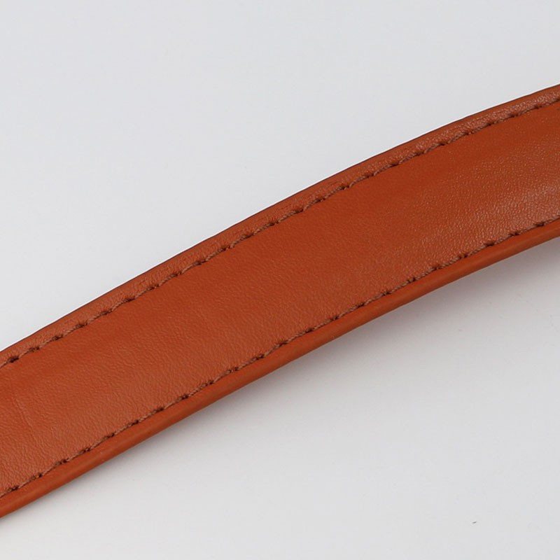 PU Leather Bag Handle Solid Color Bag Belt Replacement Handbag Strap Short Belt Bag Accessories