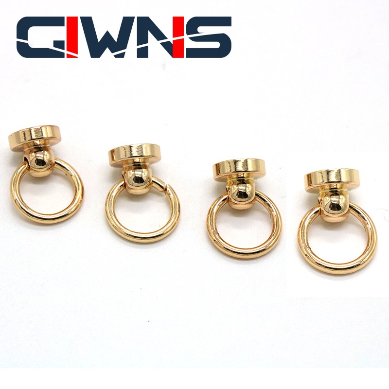 4pcs hardware accessories side ring sucker screw screw suitcase luggage hanging chain