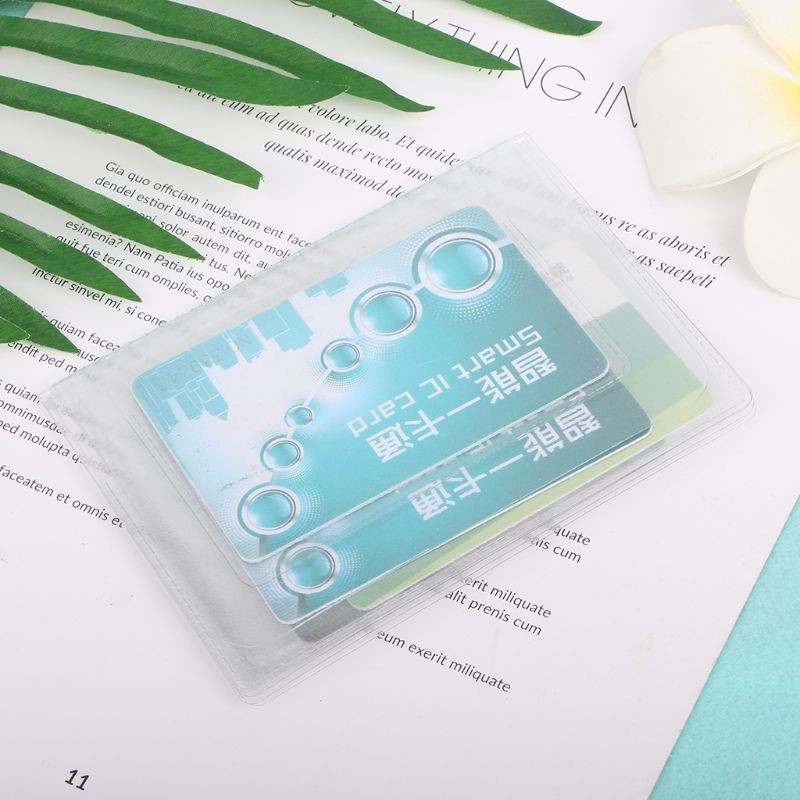 Transparent PVC Document Cover Russian Driver's License Case ID Card Protection Men Women Card Storage