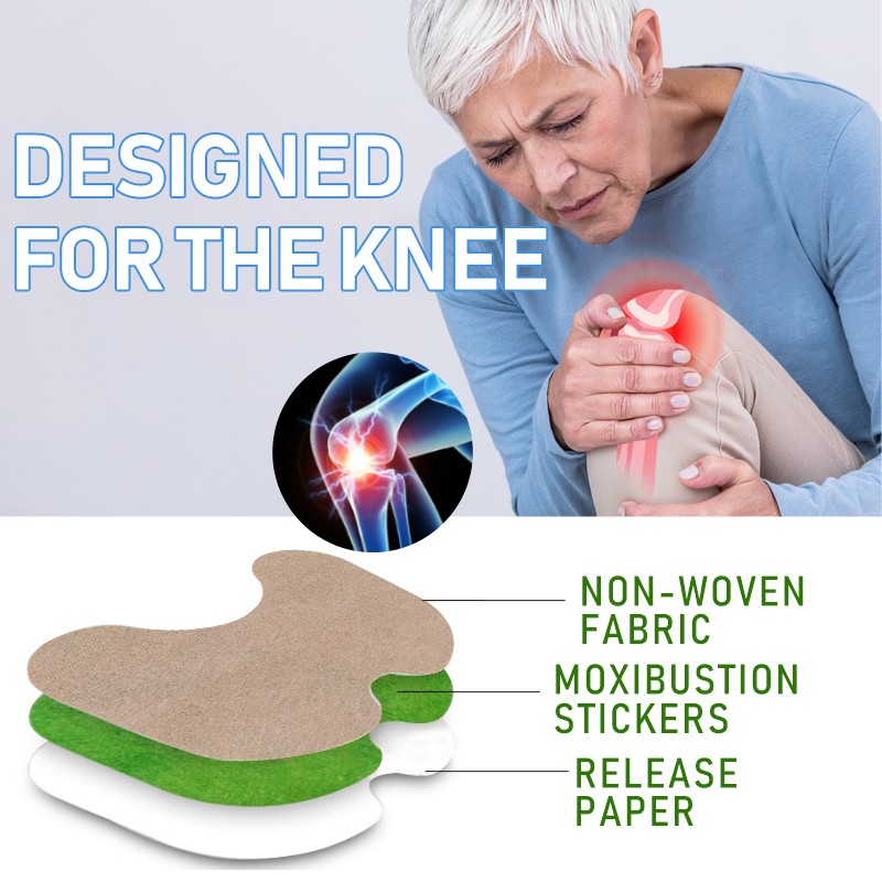 6pcs Knee Joint Pain Plaster Chinese Wormwood Extract Sticker for Joint Pain Rheumatoid Arthritis Pain Relief Patch A176