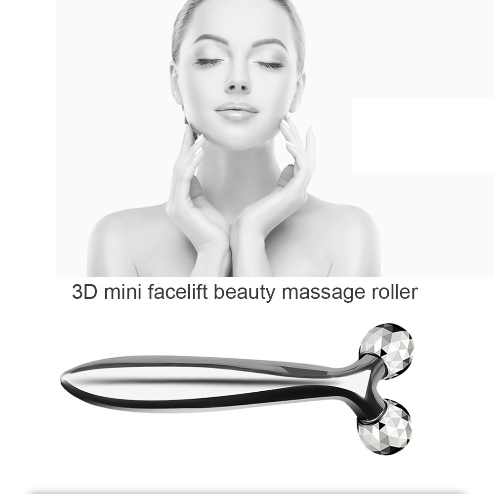 3D Face Lift Roller Massager Massage Tool 360 Rotate Roller Massager Y Shape For Face Lifting Wrinkle Remover Dropship