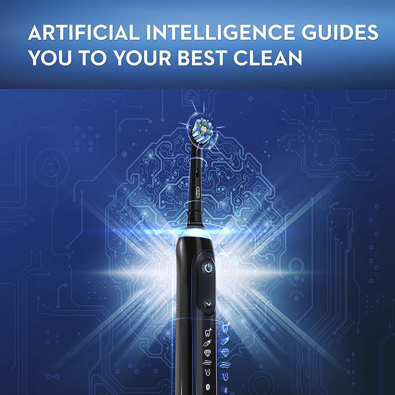 Oral-B Electric Toothbrush 9000 Deep Clean Electric Toothbrush Bluetooth Smart 3D Technology Sonic Toothbrush 6 Mode Rechargeable