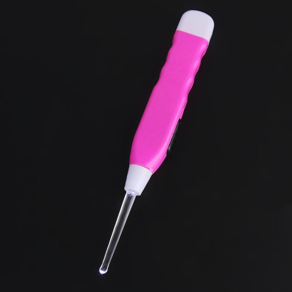 LED Flashlight Earpick Earwax Drill Cleaner Earwax Remover Luminous Ear Cleaning Tools for Baby Adult Safety Ear Care