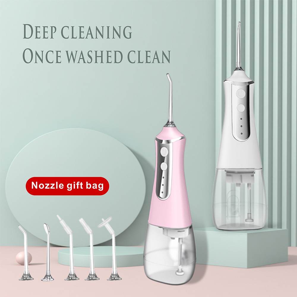 Oral Water Flosser Dental Water Flosser USB Contacts Dental Hygiene Nquipment Nightgar Portable Waterproof Dental Hygiene