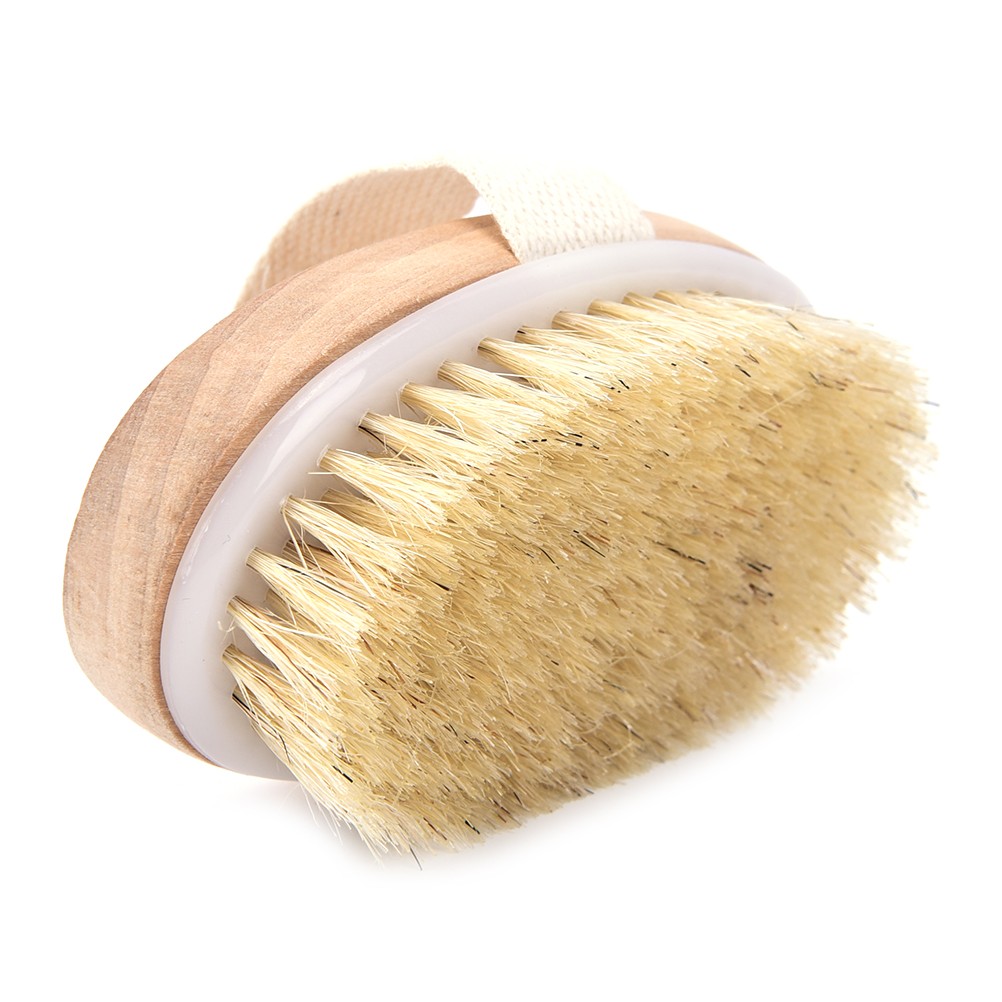 1pc Wet Dry Skin Natural Body Bristle Soft Brush Spa Bath Brush Massager Home Shop Worldwide