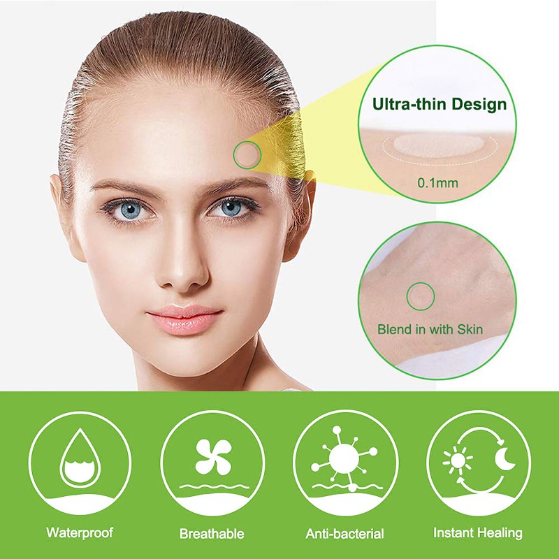 36pcs Hydrocolloid Acne Cosmetics Patch Set Acne Tag Remover Pimple Master Hydrocolloid Patch Face Skin Care TSLM1