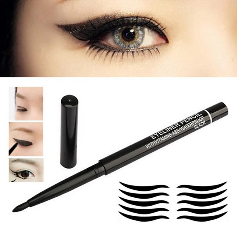 1pc Liquid Eyeliner Pen Waterproof Long Lasting Quick Drying Smooth Makeup Beauty Matte Eye Pencil Cosmetic Makeup Tool