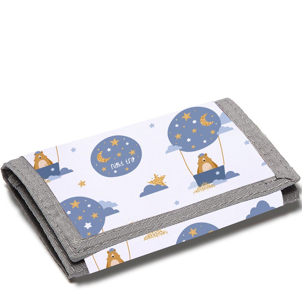 Can be customized children's cartoon printing cute coin purse, foldable cloth wallet, fashion student bank card holder